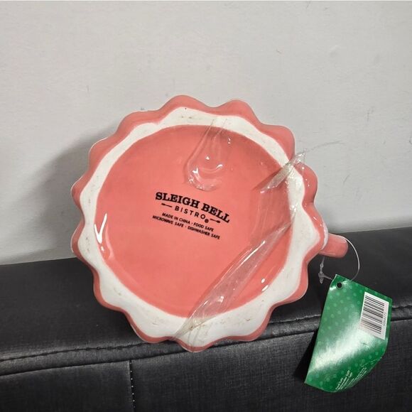 Nwt Pink Ceramic Christmas Tree Lidded Mug, 16 oz - Picture 3 of 6